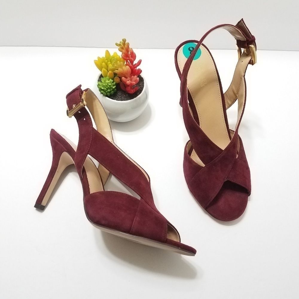 MICHAEL MICHAEL KORS ANKLE STRAPS HEEL SANDAL